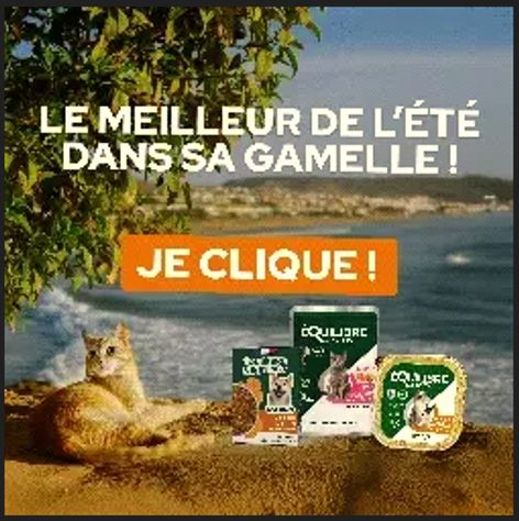 Code promo Équilibre & Instinct | 25 % sur toute la gamme humide (fin 31/07)