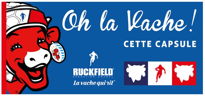 Ruckfield : -30 % sur les collab Cochonou & La Vache qui Rit
