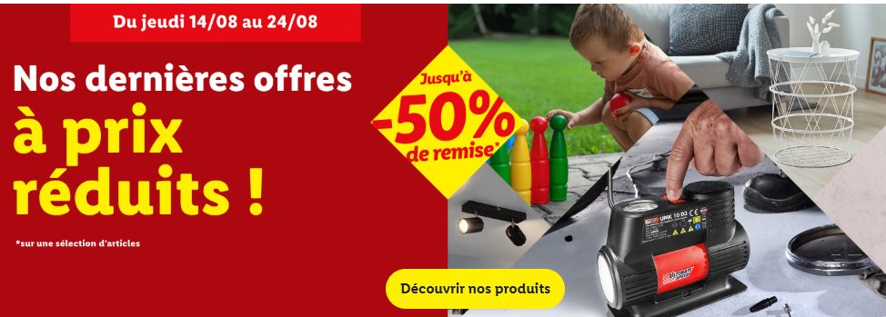 LIDL : offres à prix réduits jusqu