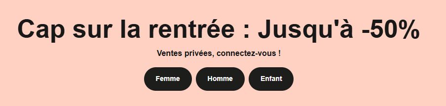 Sarenza | Cap sur la rentrée : jusqu